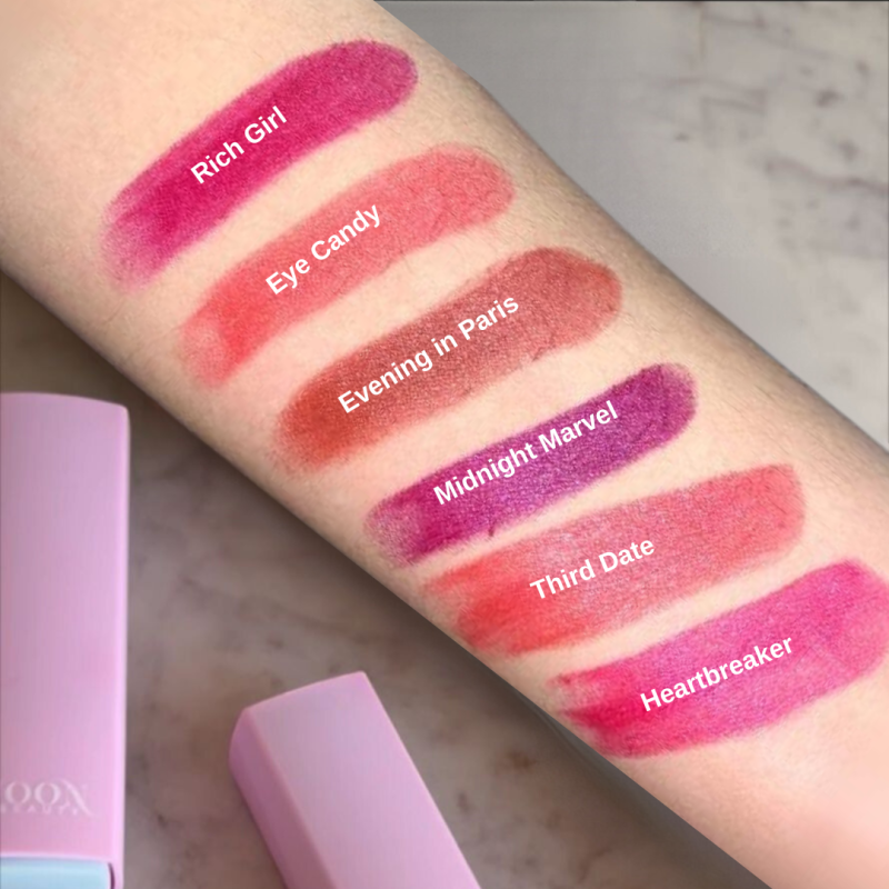 Heartbreaker, 3 in 1 Lipstick + Lip Balm + Lip Gloss | Watermelon Red Colour Lipstick Long Lasting, Non Transfer, Water & Smudge Proof