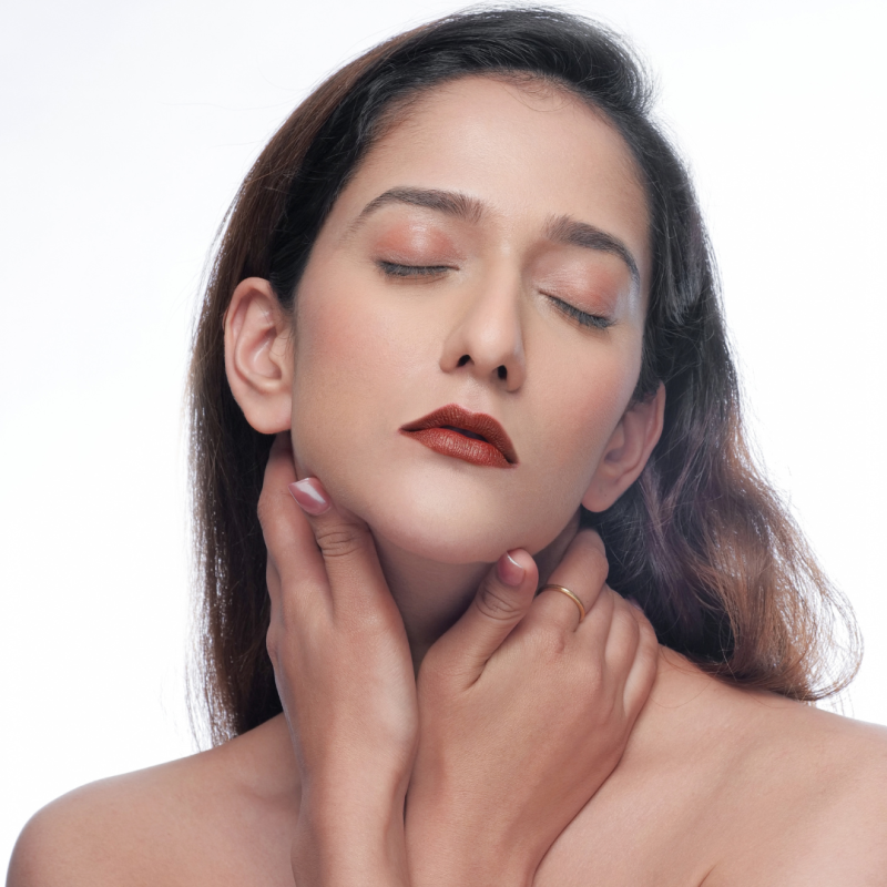 Evening in Paris, 3 in 1 Lipstick - Lip stick + Lip Balm + Lip Gloss, Dark Brown Lipstick | Long Lasting, Non Transfer, Water & Smudge Proof